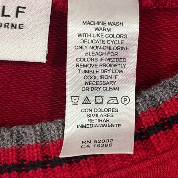 Vintage Liz Golf Liz Claiborne Red Black Sweater Embroidered Golf Design Plus - Picture 4 of 6